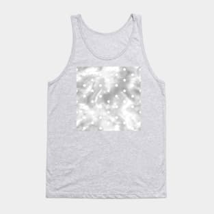 Gray Tie-Dye and Stars Tank Top